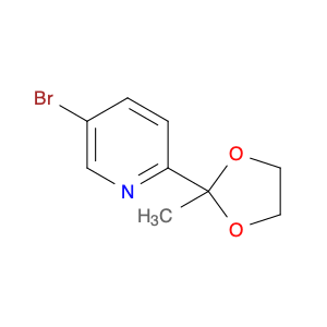 5-BROMO-2-(2-METHYL-1,3-DIOXOLAN-2-YL)PYRIDINE