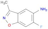 1,2-Benzisoxazol-5-amine,6-fluoro-3-methyl-(9CI)