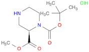 (R)-1-N-BOC-PIPERAZINE-2-CARBOXYLIC ACID METHYL ESTER-HCl