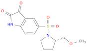 Pyrrolidine,1-[(2,3-dihydro-2,3-dioxo-1H-indol-5-yl)sulfonyl]-2-(MethoxyMethyl)-,(2S)-