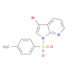 1H-Pyrrolo[2,3-b]pyridine, 3-bromo-1-[(4-methylphenyl)sulfonyl]-