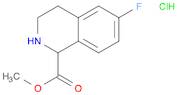 methyl 6-fluoro-1,2,3,4-tetrahydroisoquinoline-1-carboxylate hydrochloride