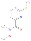 N-Methoxy-N-Methyl-2-(Methylthio)pyriMidine-4-carboxaMide