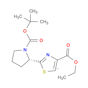 ethyl 2-(N-tert-butoxycarbonyl-2,4-pyrrolidinyl)thiazole-4-carboxylate