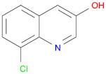 3-Quinolinol, 8-chloro-