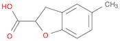 5-Methyl-2,3-dihydrobenzofuran-2-carboxylic acid