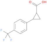 2-[4-(trifluoromethyl)phenyl]cyclopropane-1-carboxylic acid