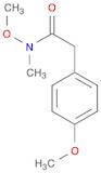 N-METHOXY-2-(4-METHOXYPHENYL)-N-METHYLACETAMIDE