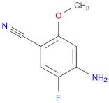 4-Amino-5-fluoro-2-methoxy-benzonitrile