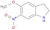 5-Methoxy-6-nitro-2,3-dihydro-1H-indole