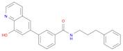 3-(8-Hydroxyquinolin-6-yl)-N-(3-phenylpropyl)benzamide