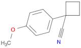 1-(4-Methoxyphenyl)cyclobutanecarbonitrile