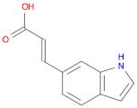 (E)-3-(1H-Indol-6-yl)acrylic acid