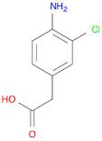 4-amino-3-chlorobenzeneacetic acid