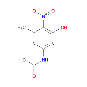 Acetamide, N-(1,4-dihydro-6-methyl-5-nitro-4-oxo-2-pyrimidinyl)-