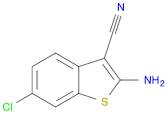 2-AMINO-6-CHLOROBENZO[B]THIOPHENE-3-CARBONITRILE