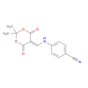 Benzonitrile, 4-[[(2,2-diMethyl-4,6-dioxo-1,3-dioxan-5-ylidene)Methyl]aMino]-