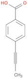 Benzoic acid, 4-(1-propynyl)- (9CI)