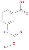 Benzoic acid, 3-[(methoxycarbonyl)amino]- (9CI)