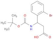 3-(2-Bromo-phenyl)-3-tert-butoxycarboxycarbonylamino-propionic acid