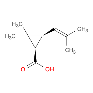 cis-(±)-2,2-dimethyl-3-(2-methylprop-1-enyl)cyclopropanecarboxylic acid