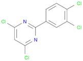 4,6-DICHLORO-2-(3,4-DICHLOROPHENYL)PYRIMIDINE