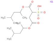 sodium 1,4-bis(1,3-dimethylbutyl) sulphonatosuccinate