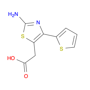 5-Thiazoleacetic acid, 2-amino-4-(2-thienyl)-