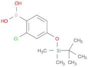 2-CHLORO-4-(((1,1-DIMETHYLETHYL)DIMETHYLSILYL)OXY) PHENYLBORONIC ACID