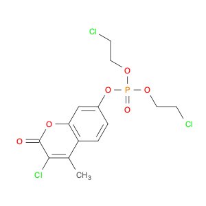 Phosphoric acid, bis(2-chloroethyl)3-chloro-4-methyl-2-oxo-2H-1-benzopyran-7-yl ester