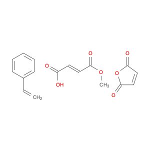 2-Butenedioic acid (2Z)-, 1-methyl ester, polymer with ethenylbenzene and 2,5-furandione
