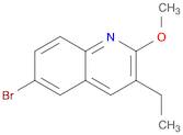 6-BROMO-3-ETHYL-2-METHOXYQUINOLINE