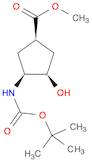 (1S,2R,4R)-N-BOC-1-AMINO-2-HYDROXYCYCLOPENTANE-4-CARBOXYLIC ACID METHYL ESTER