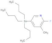 2-FLUORO-3-METHYL-5-(TRIBUTYLSTANNYL)PYRIDINE