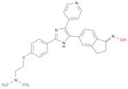 5-[2-[4-[2-(Dimethylamino)ethoxy]phenyl]-5-(4-pyridinyl)-1H-imidazol-4-yl]-2,3-dihydro-1H-inden-1-…