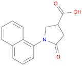 1-NAPHTHALEN-1-YL-5-OXO-PYRROLIDINE-3-CARBOXYLIC ACID