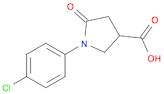 1-(4-CHLORO-PHENYL)-5-OXO-PYRROLIDINE-3-CARBOXYLIC ACID