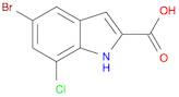 5-BROMO-7-CHLORO-1H-INDOLE-2-CARBOXYLIC ACID