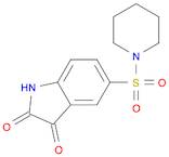 5-(PIPERIDIN-1-YLSULFONYL)-1H-INDOLE-2,3-DIONE