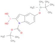 5-(TERT-BUTYLDIMETHYLSILYLOXY)-1H-INDOLE-2-BORONIC ACID, N-BOC PROTECTED 98