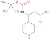 3-N-Boc-Amino-3-piperidin-4-ylpropionic acid