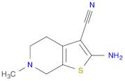 2-AMINO-6-METHYL-4,5,6,7-TETRAHYDROTHIENO[2,3-C]PYRIDINE-3-CARBONITRILE