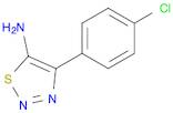 4-(4-CHLOROPHENYL)-1,2,3-THIADIAZOL-5-AMINE