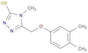 5-((3,4-Dimethylphenoxy)methyl)-4-methyl-4H-1,2,4-triazole-3-thiol