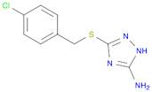 3-[(4-CHLOROBENZYL)SULFANYL]-1H-1,2,4-TRIAZOL-5-YLAMINE