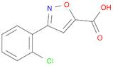 3-(2-CHLOROPHENYL)-5-ISOXAZOLECARBOXYLIC ACID