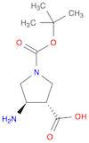 (3S,4R)-4-Amino-1-(tert-butoxycarbonyl)pyrrolidine-3-carboxylic acid