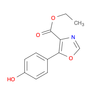 ethyl 5-(4-hydroxyphenyl)oxazole-4-carboxylate