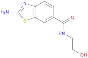 2-AMINO-BENZOTHIAZOLE-6-CARBOXYLIC ACID (2-HYDROXY-ETHYL)-AMIDE