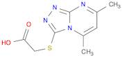 (5,7-DIMETHYL-[1,2,4]TRIAZOLO[4,3-A]PYRIMIDIN-3-YLSULFANYL)-ACETIC ACID